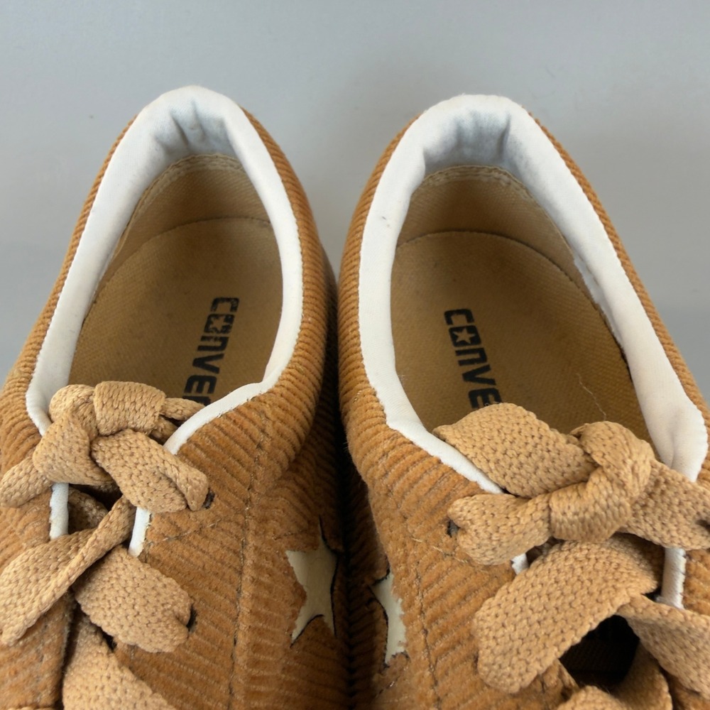 Converse Chuck Taylor One Star Corduroy Womens 8 Sneaker Brown Gum Lace Low Shoe - Picture 13 of 16
